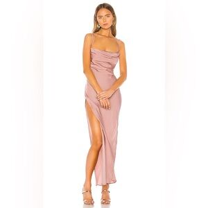 Michael Costello X Revolve Braxton Dress in Rose Size Medium